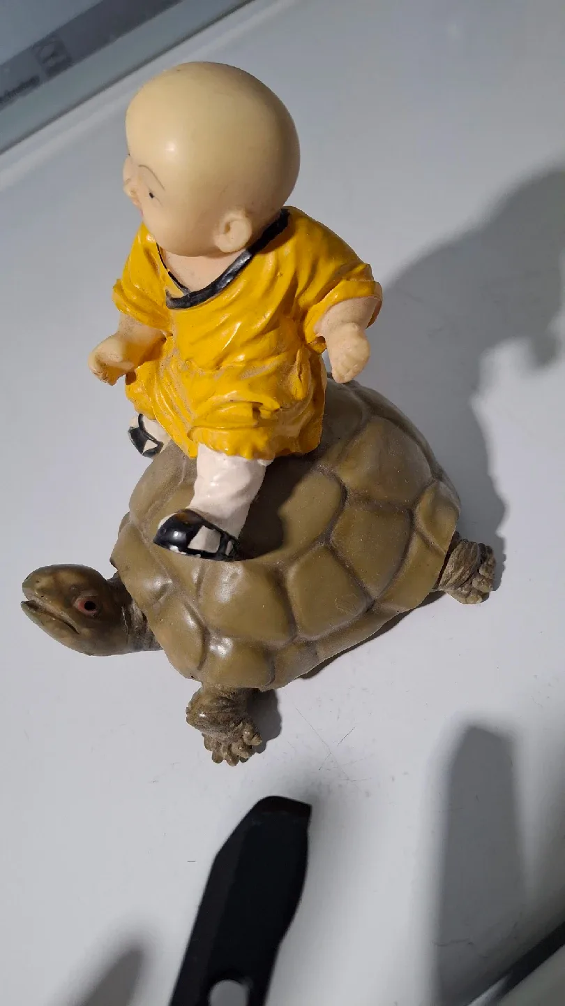 Monk Riding Turtle Figurine image indicator(3)