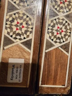 Handmade Wooden Backgammon Set image indicator(5)