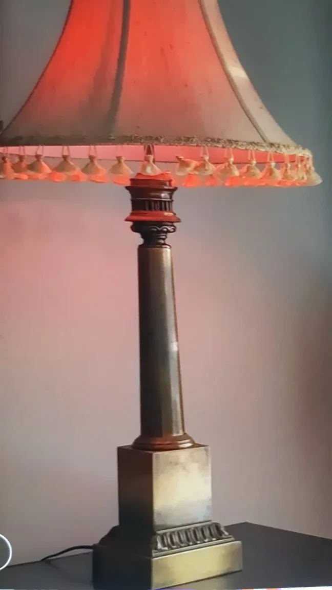 Vintage Table Lamp with Shade image indicator(5)