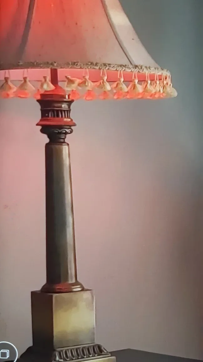 Vintage Table Lamp with Shade image indicator(6)