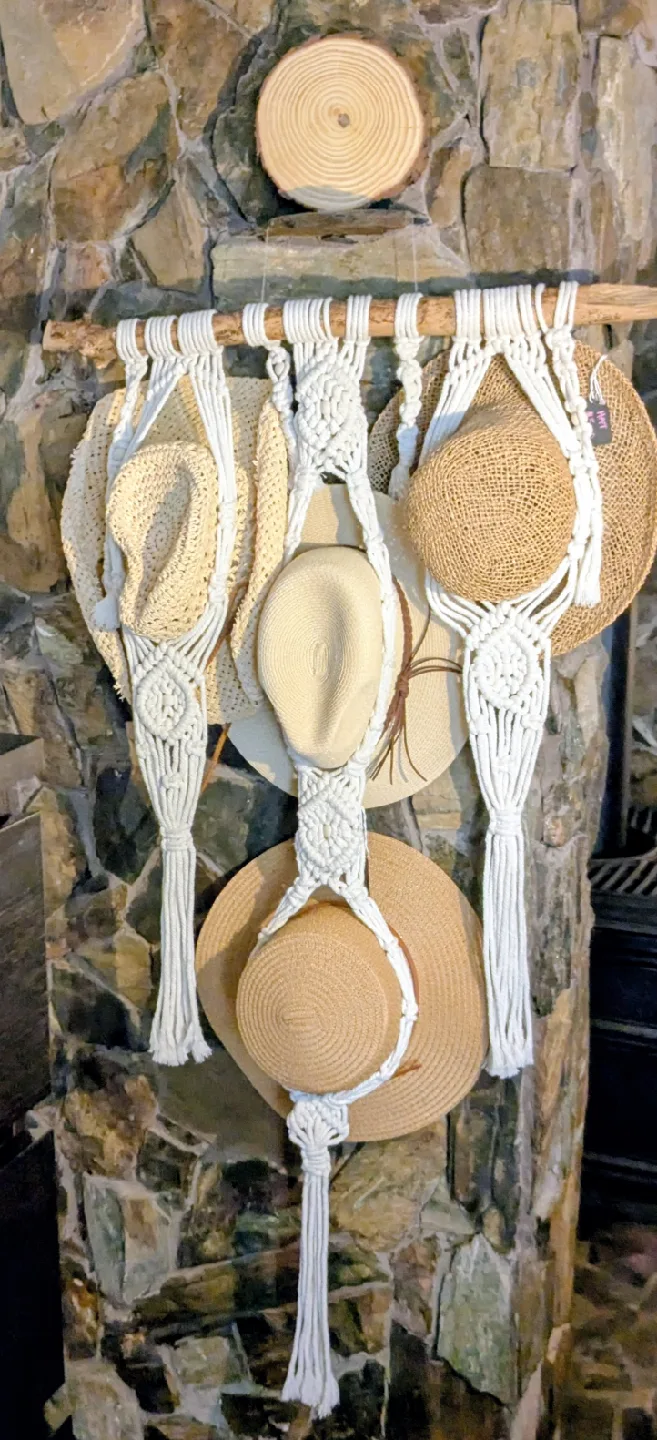 Macrame Hat Hanger - Boho Style image indicator(2)