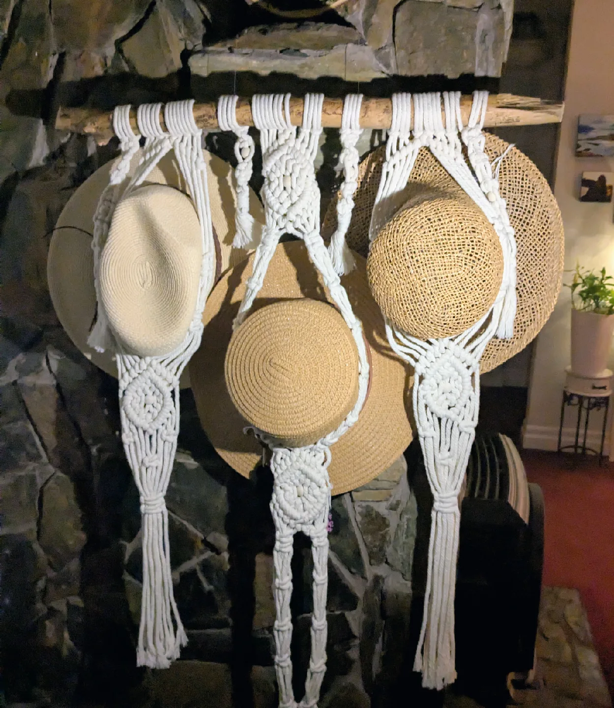 Macrame Hat Hanger - Boho Style image indicator(3)
