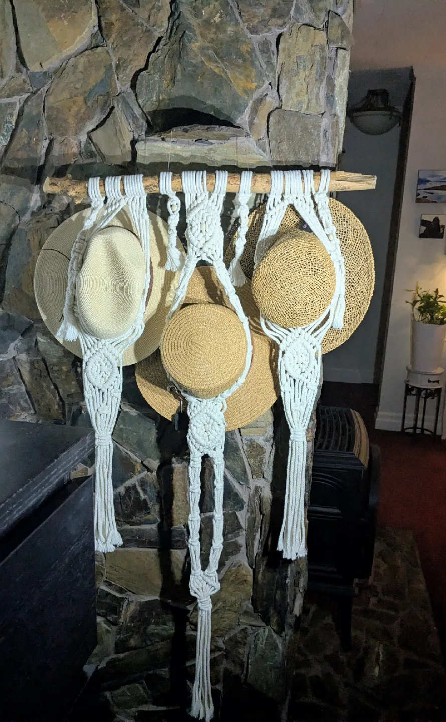 Macrame Hat Hanger - Boho Style image indicator(4)