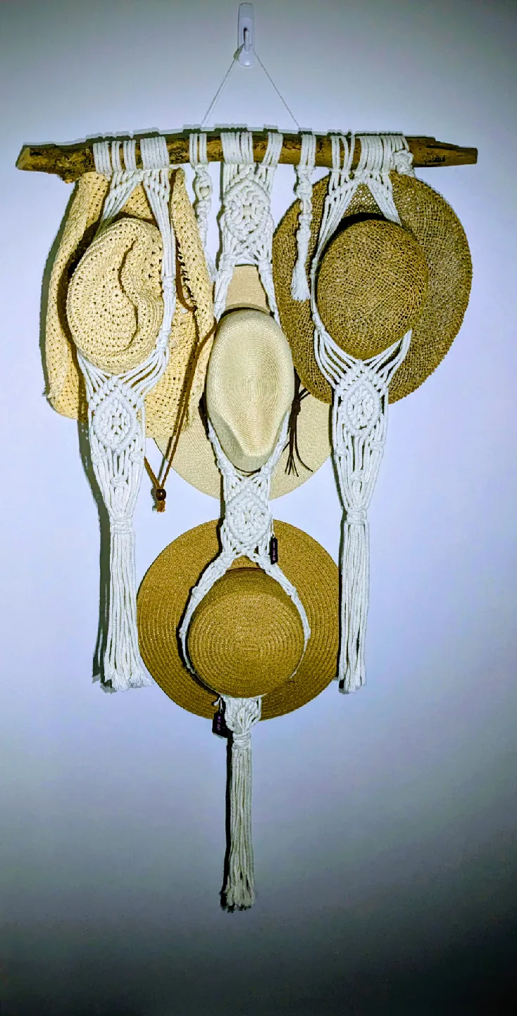 Macrame Hat Hanger - Boho Style image indicator(5)