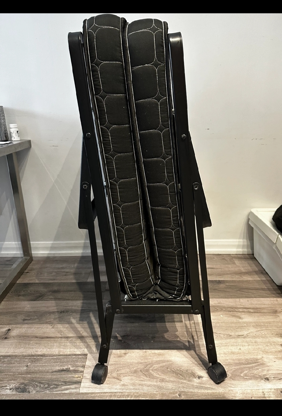 🛏️ Folding Cot with Mattress(Twin Size) SpaceSaving