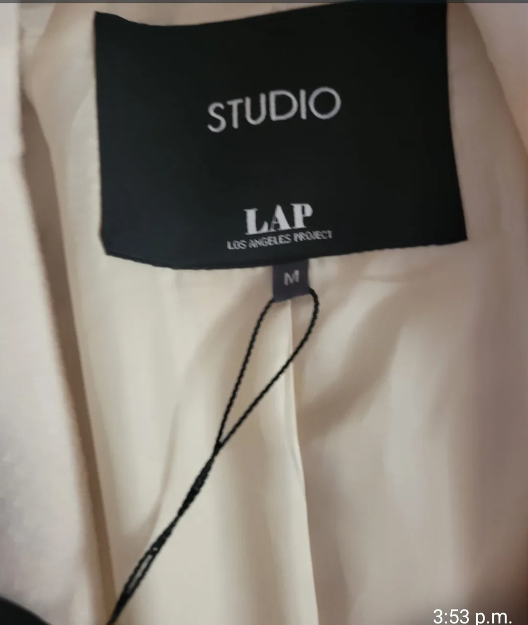 Studio LAP Los Angeles Project Cream Coat - Size M image indicator(3)