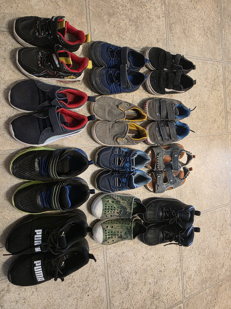 Kids' Assorted Shoes Bundle - Various Brands & Sizes