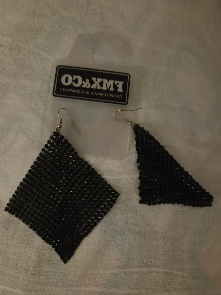 FMX&CO Black Earrings image indicator(3)