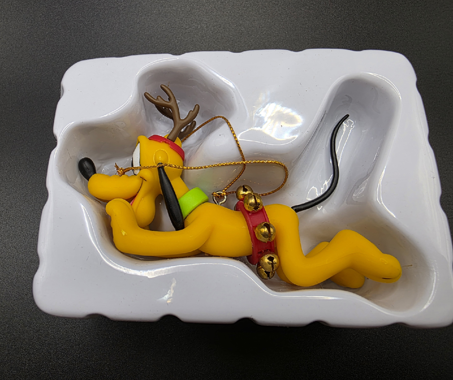 Pluto Reindeer Holiday Ornament