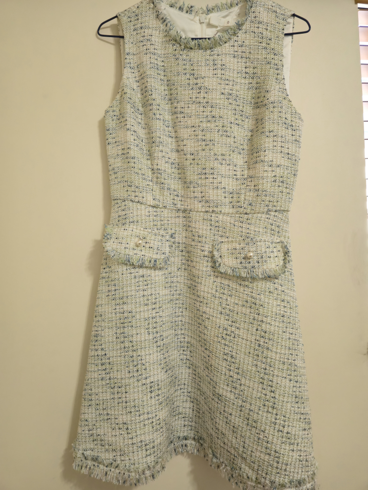 City Purple Tweed Dress - Size 0