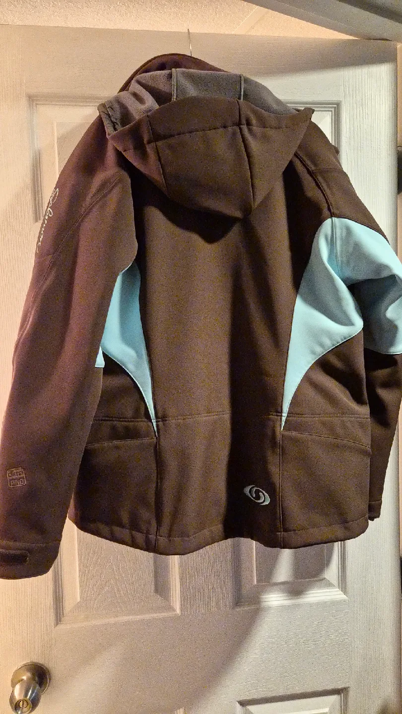 Salomon multi layered ski jacket with hood image indicator(10)