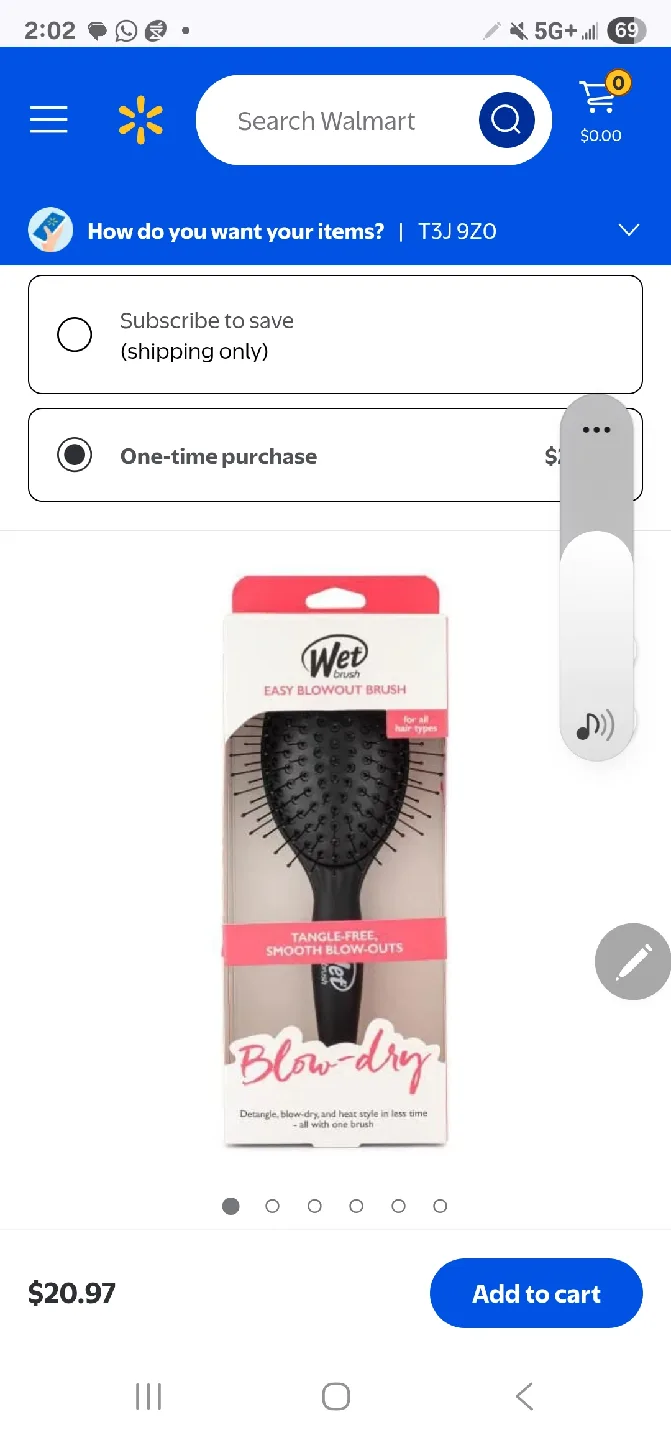 Wet Brush Easy Blowout Brush thumbnail