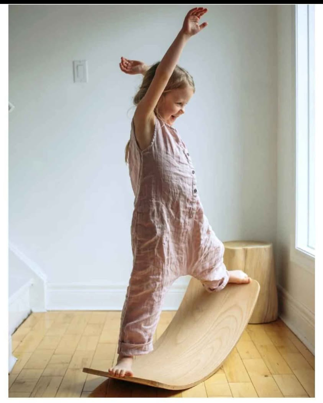 Kinderboard Wooden Balance Board - Natural