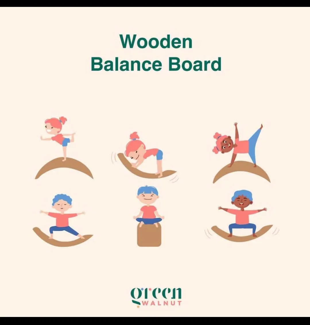 Kinderboard Wooden Balance Board - Natural image indicator(4)