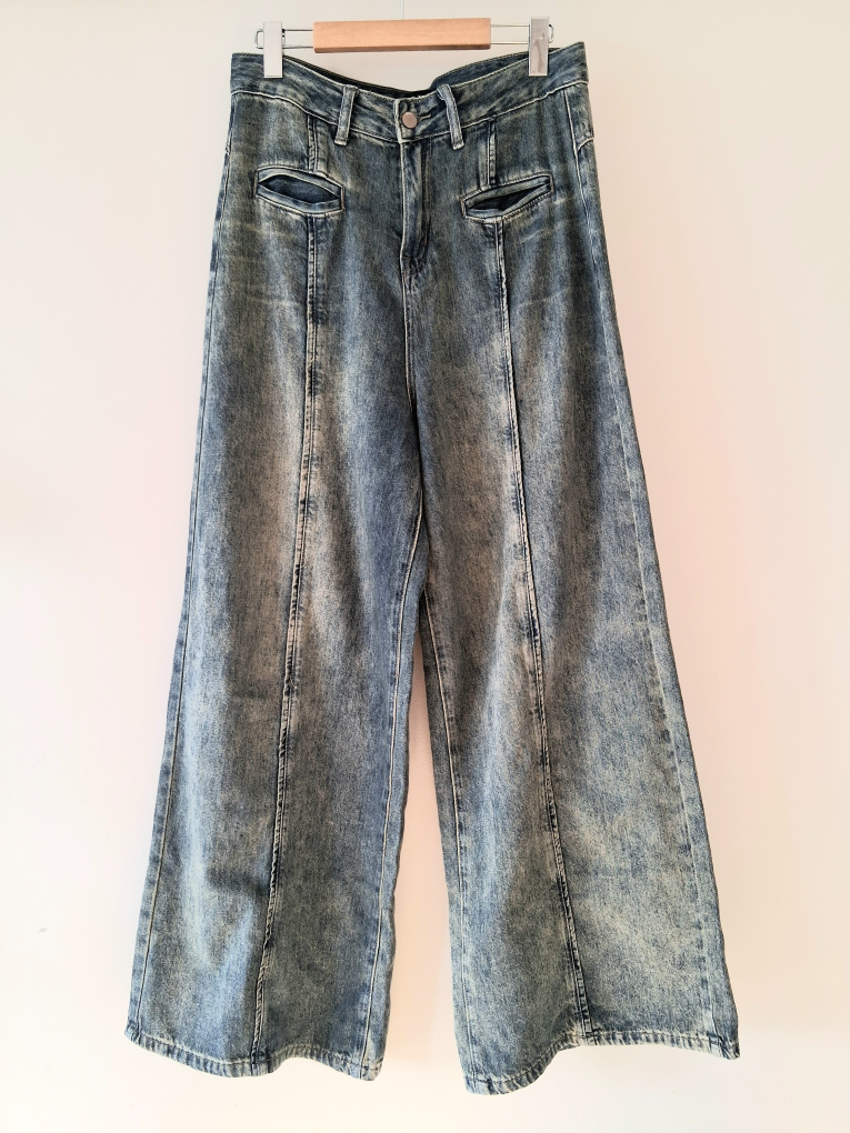 Wide Leg Jeans Sz 29 - photo 2