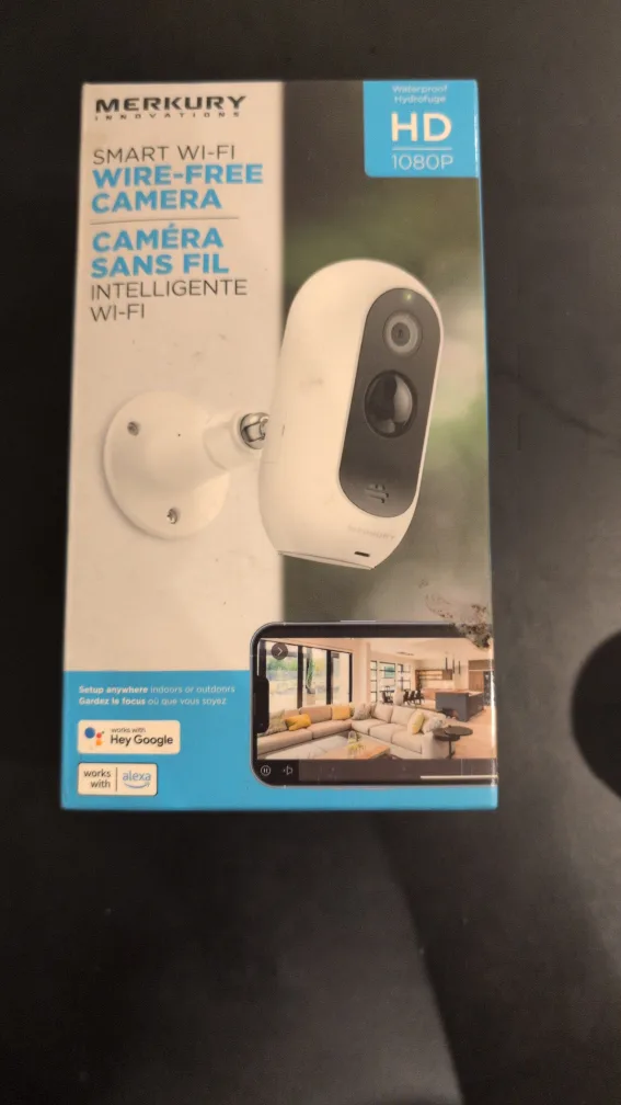 Merkury Smart Wi-Fi Wire-Free Camera - New!