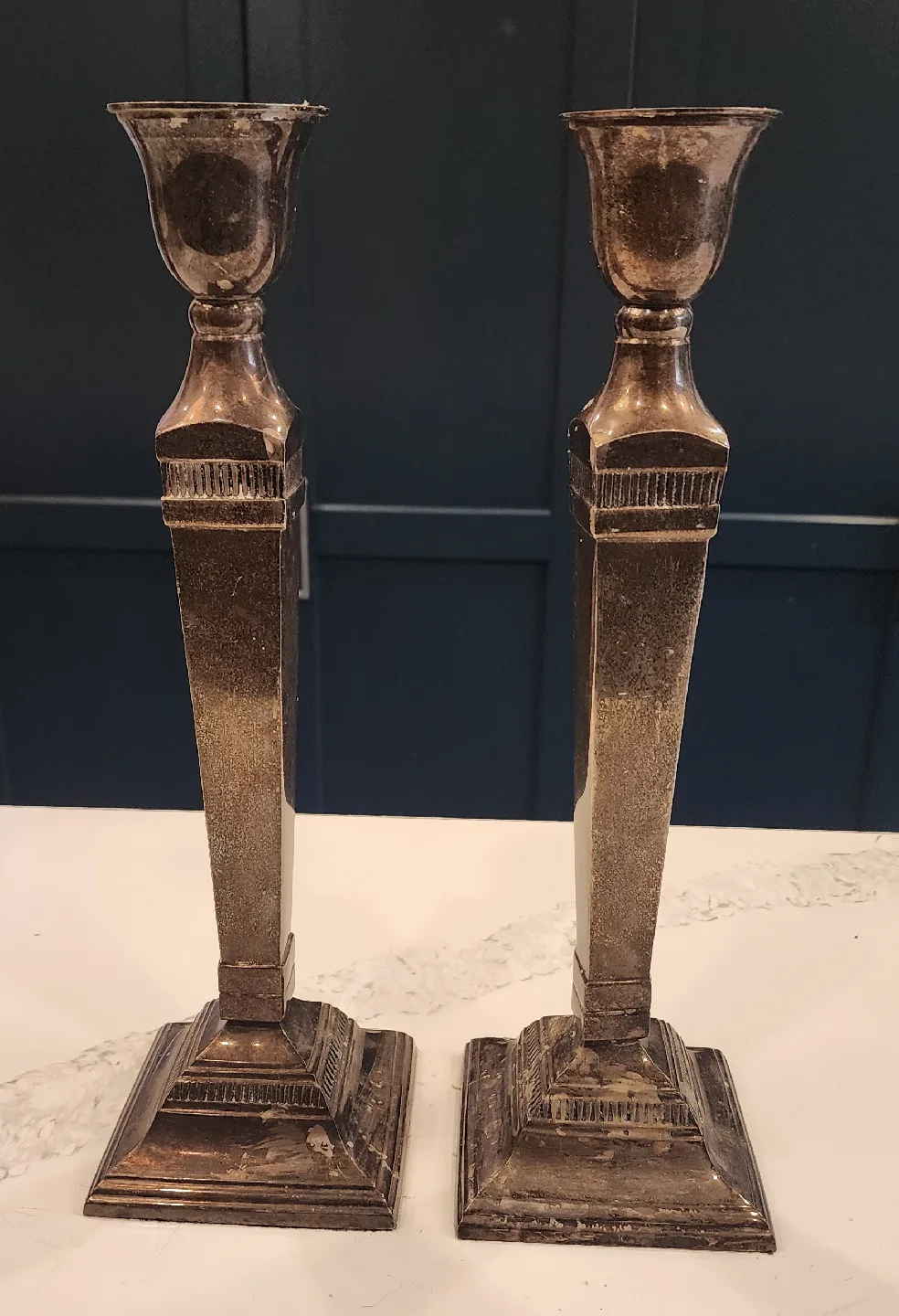 Pottery Barn Candlestick Holders image indicator(2)