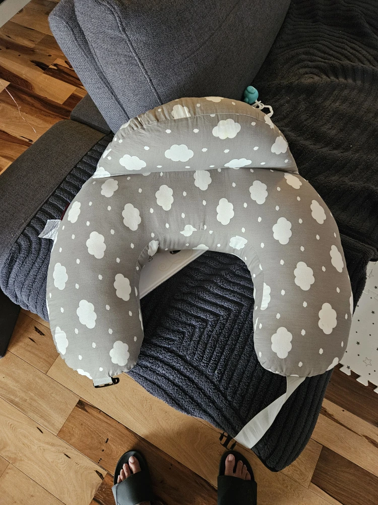 Boppy Nursing Pillow - Grey Cloud Pattern