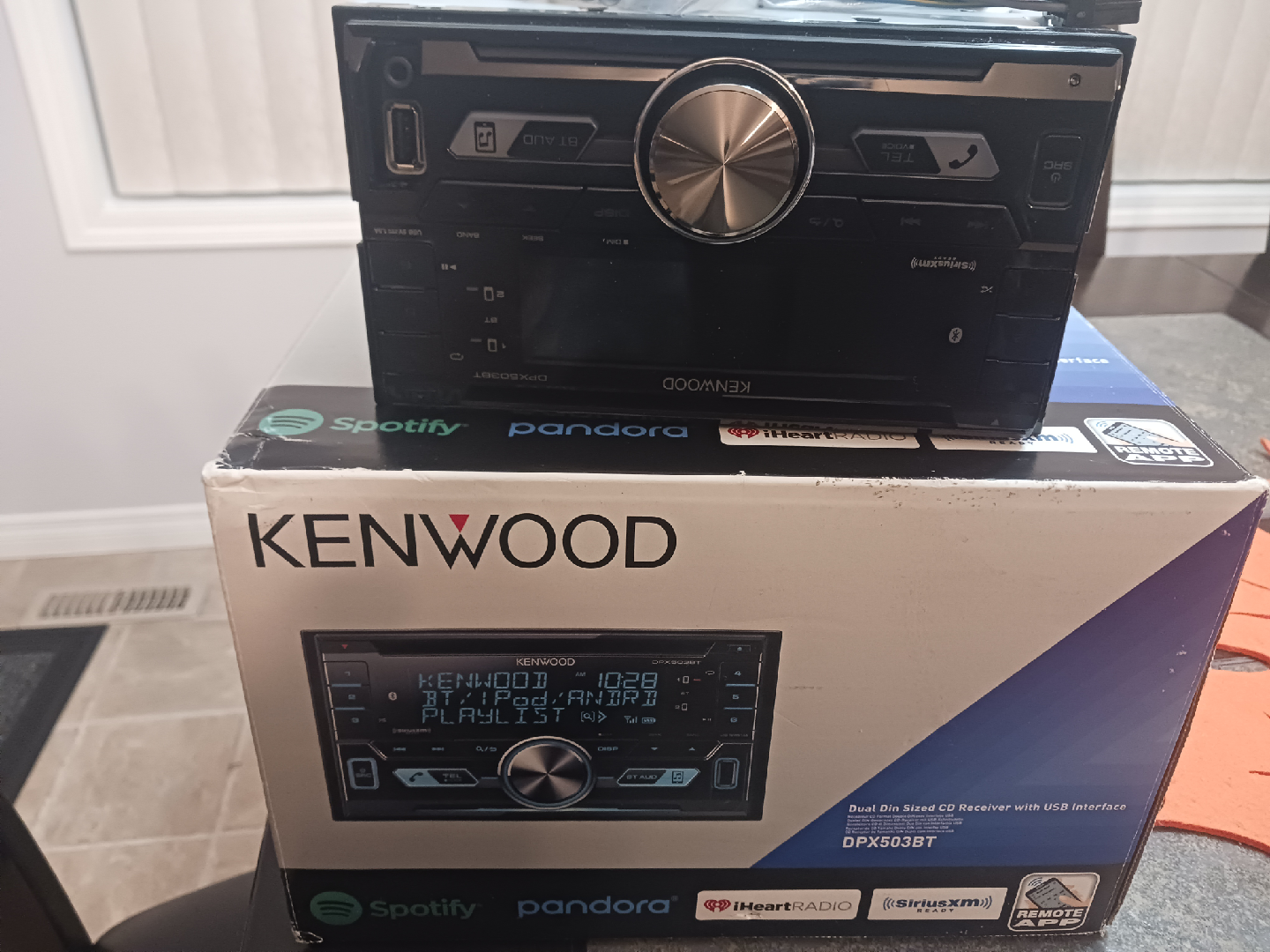 Kenwood DPX503BT Dual Din CD Receiver - USB Interface - photo 3