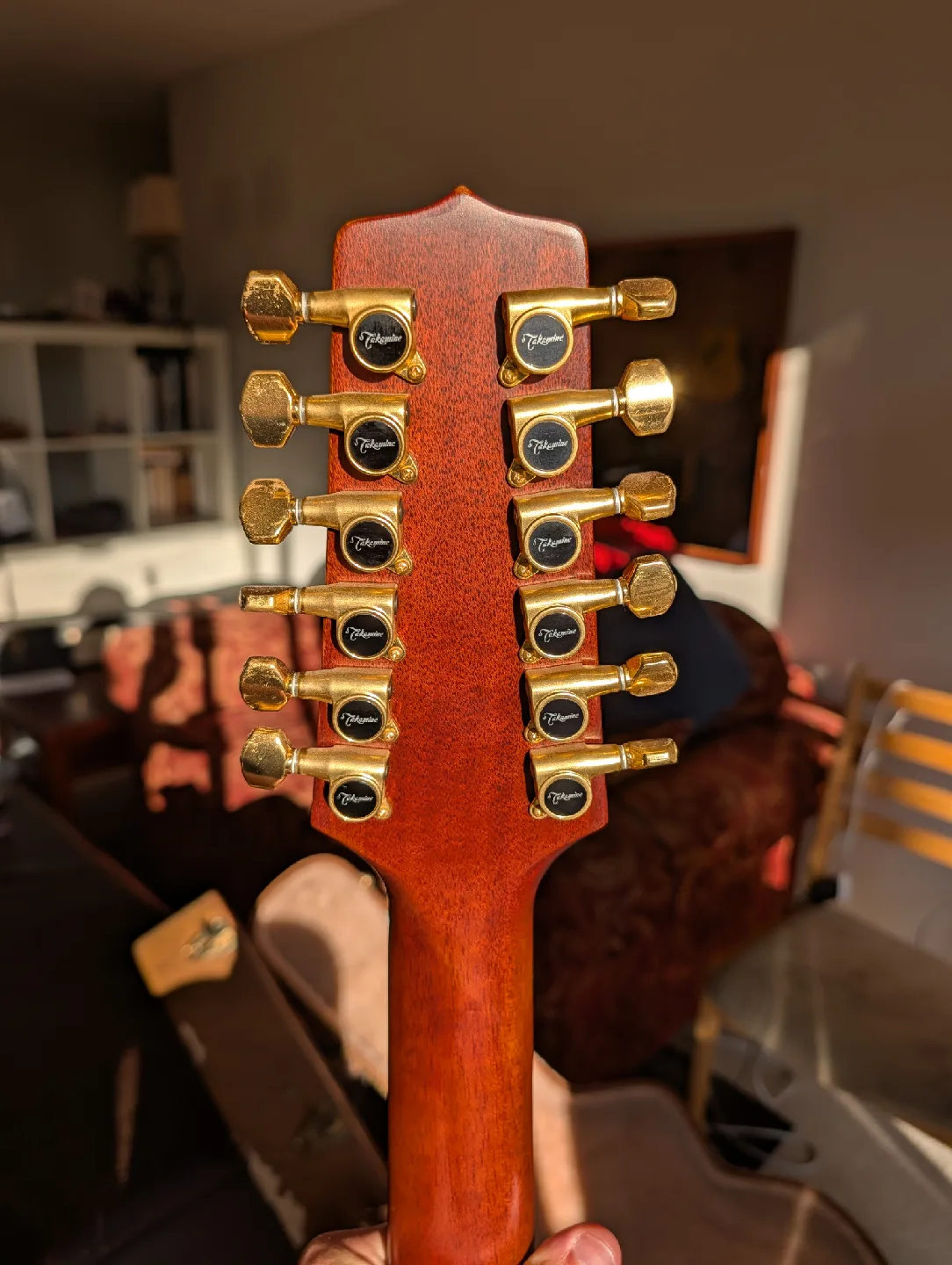 Takamine F400S (1993) 12-String Acoustic Guitar with Case image indicator(5)