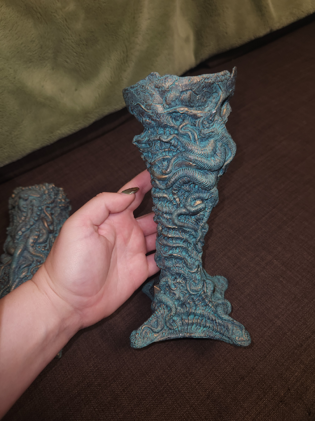 Skull Cthulhu Candle Holder - photo 4