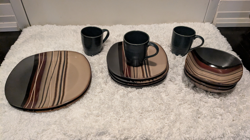 222 Fifth Studio & Home Trends Dish Set, 16 Pieces - photo 3