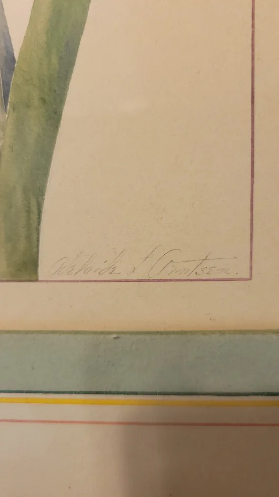 Framed Floral Watercolor Painting image indicator(2)