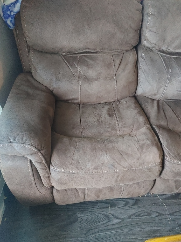 Brown Reclining Sofa - photo 2