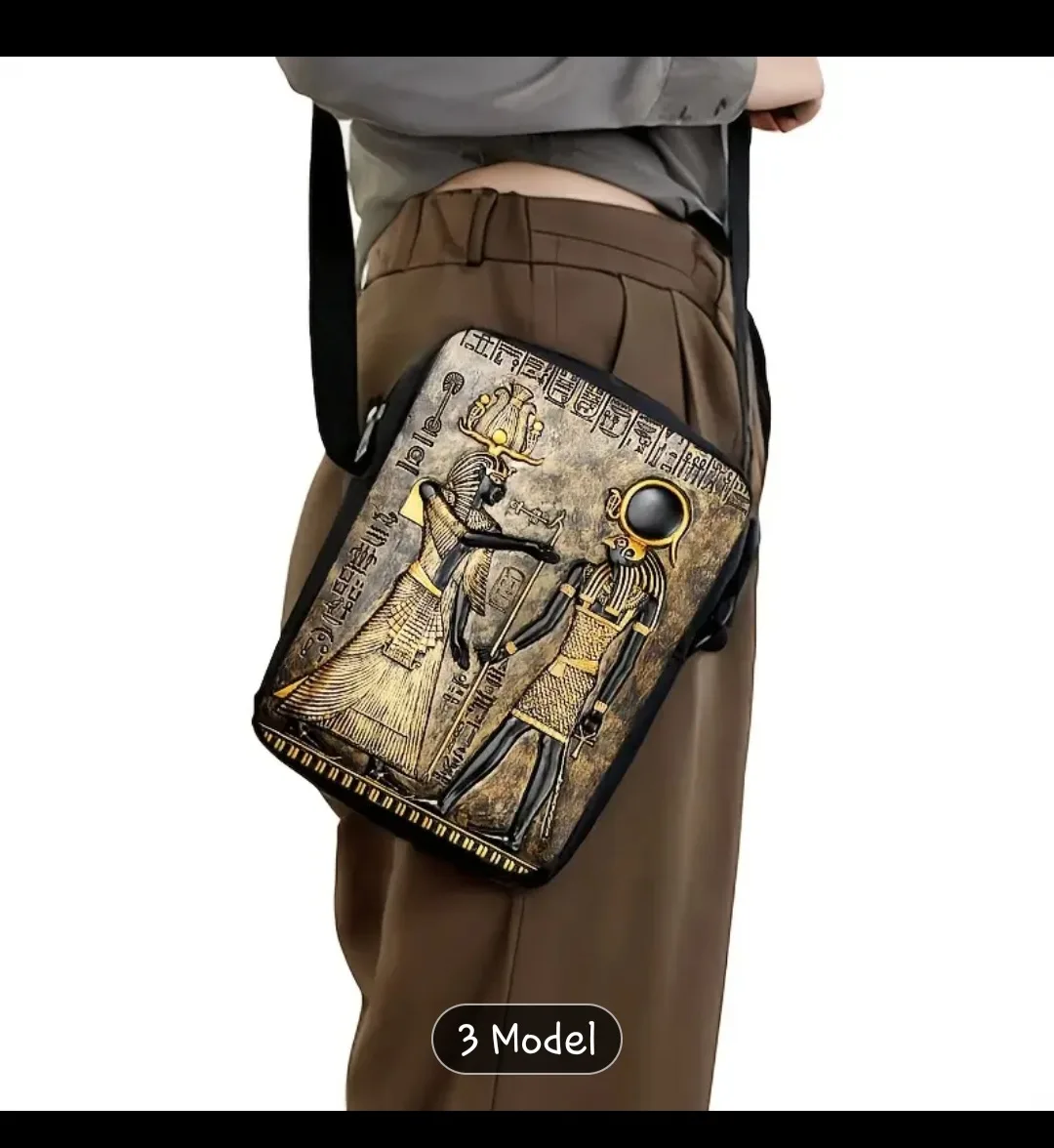 Egyptian God Design Crossbody Bag - New!✨️🎒 image indicator(2)