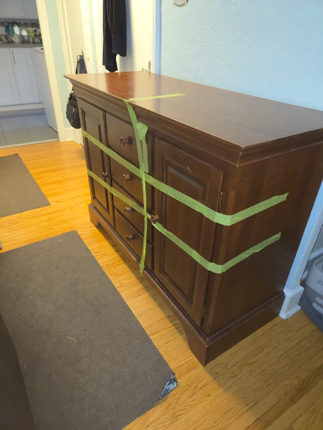 FREE SOLID WOOD -  NEEDS WORK - NEED GONE THIS WEEKEND image indicator(2)