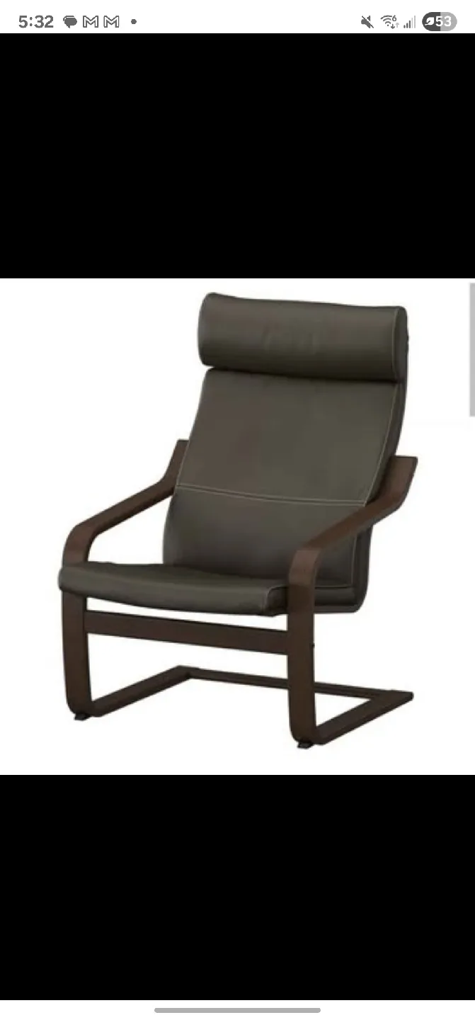 IKEA POÄNG Armchair - Dark Brown image indicator(3)