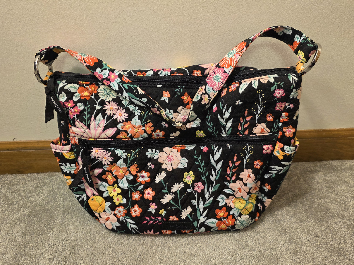 Vera Bradley Floral Quilted Handbag