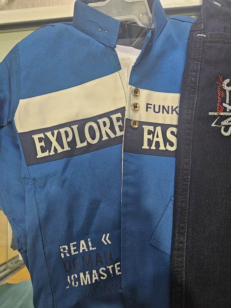 PARTY OUTFITS! Kids Blue Jacket & Jeans Set