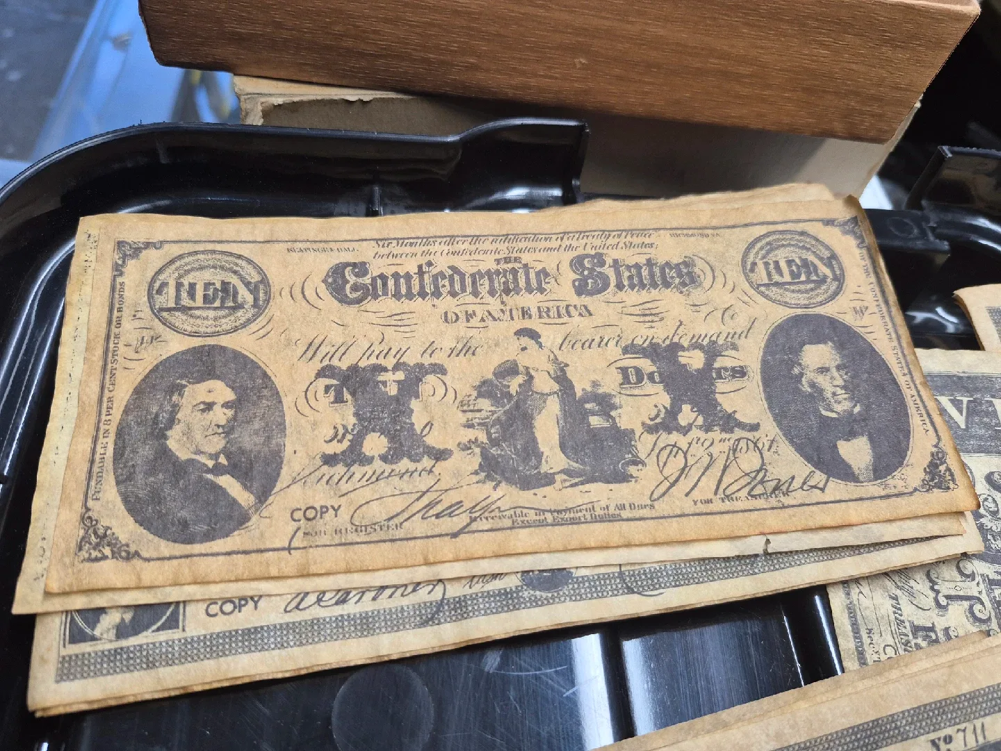 Vintage Replica Confederate Currency image indicator(5)