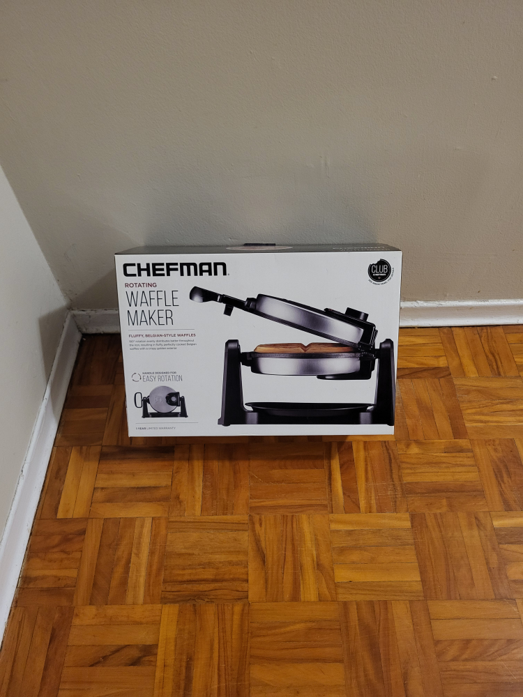 Chefman Rotating Waffle Maker - Like New!