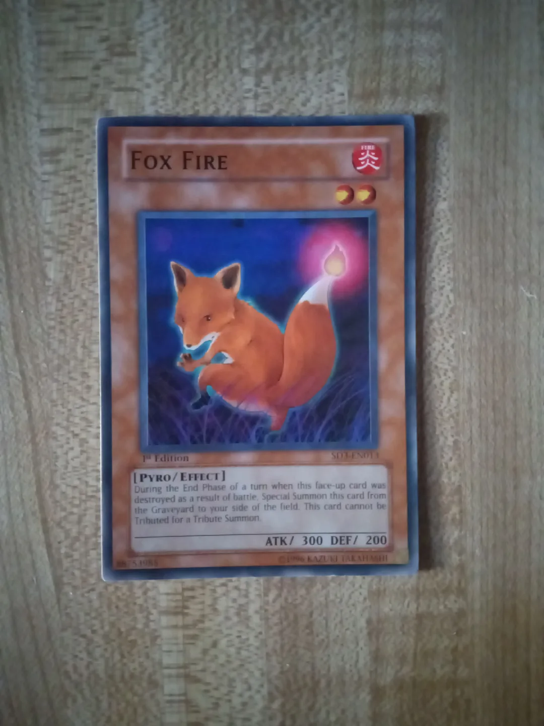 Fox Fire Yu-Gi-Oh! Card