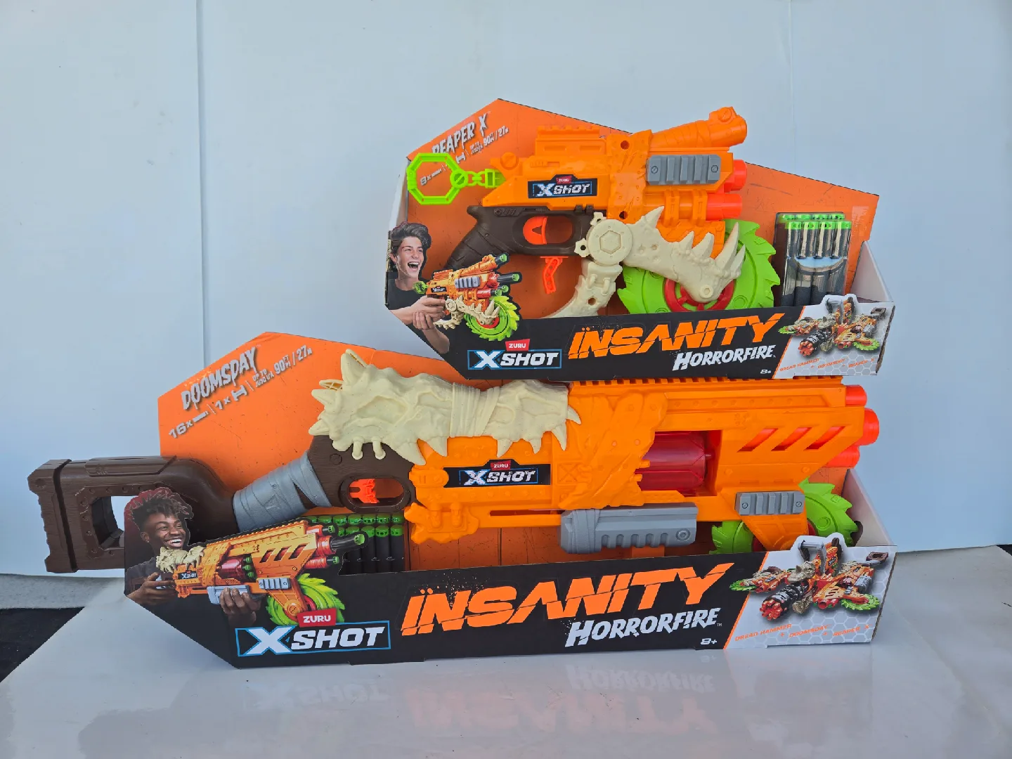 2 xshot zuru reaper x insanity horror gun and rifle image indicator(4)