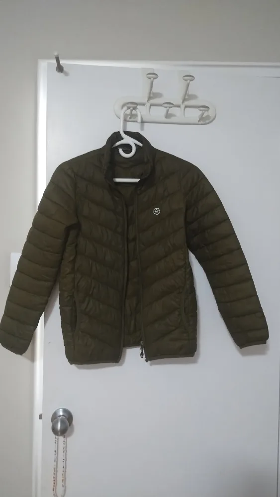Color Kids Olive Green Puffer Jacket - Size 14Y thumbnail