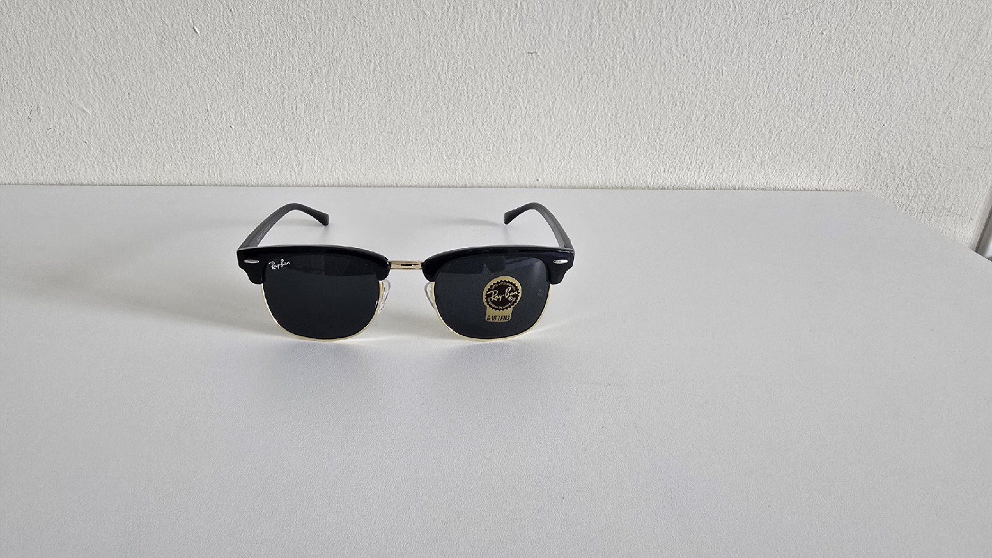 Ray-Ban Clubmaster Sunglasses - Black & Gold