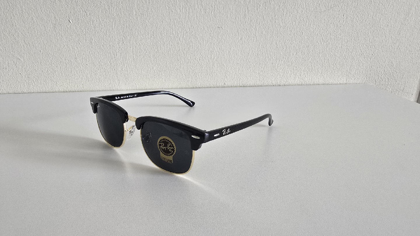 Ray-Ban Clubmaster Sunglasses - Black & Gold - photo 2
