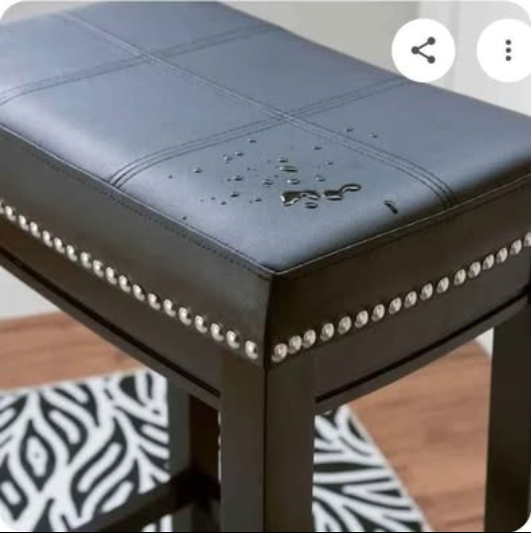 Linon Bar Height Bar Stool - Black - photo 4