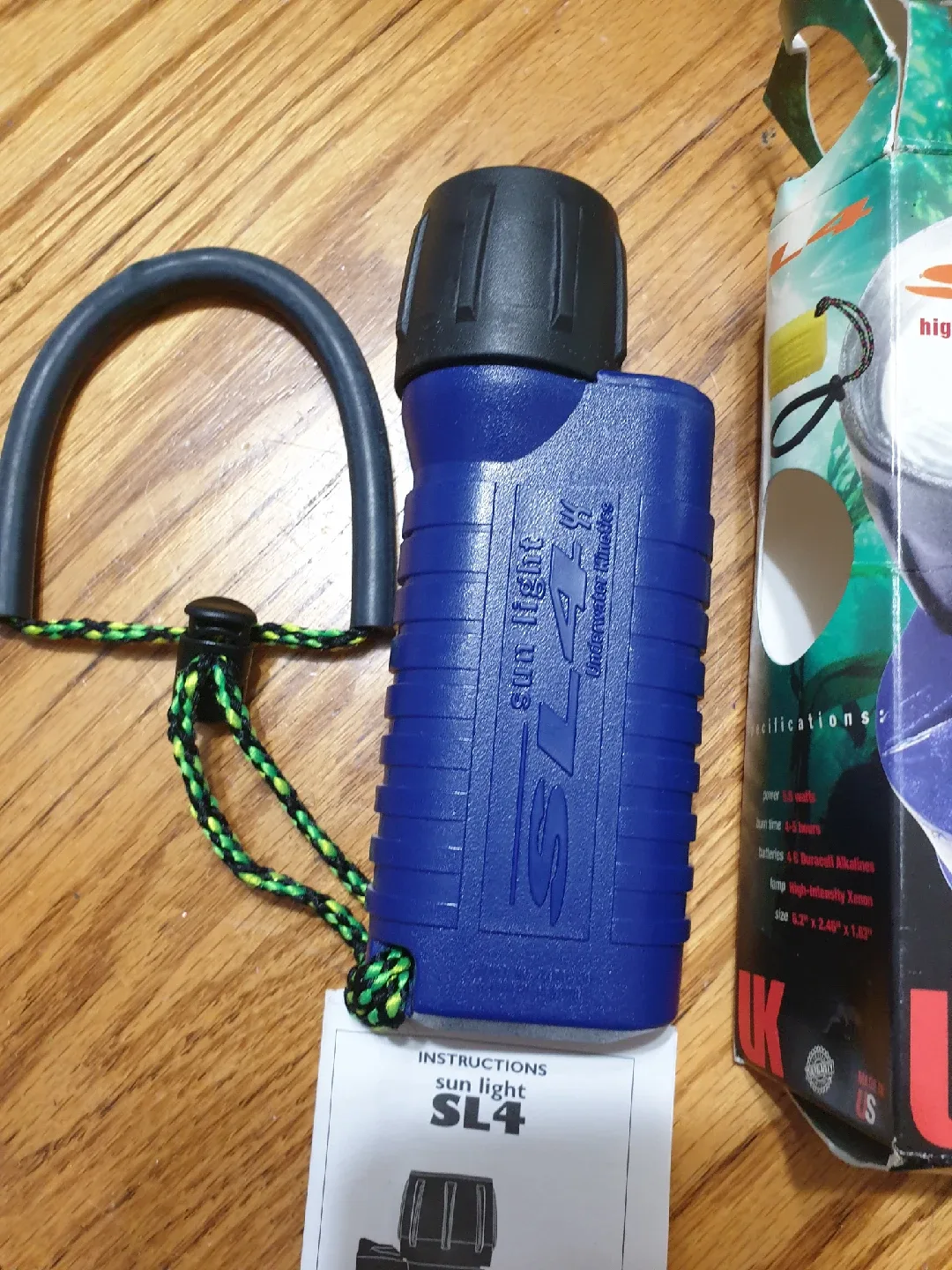 UK SL4 eLED Dive Light image indicator(2)