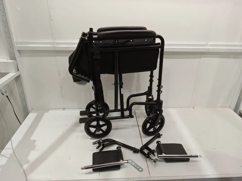 Ezee Life transport chair - 19" - 300lbs capacity image indicator(3)