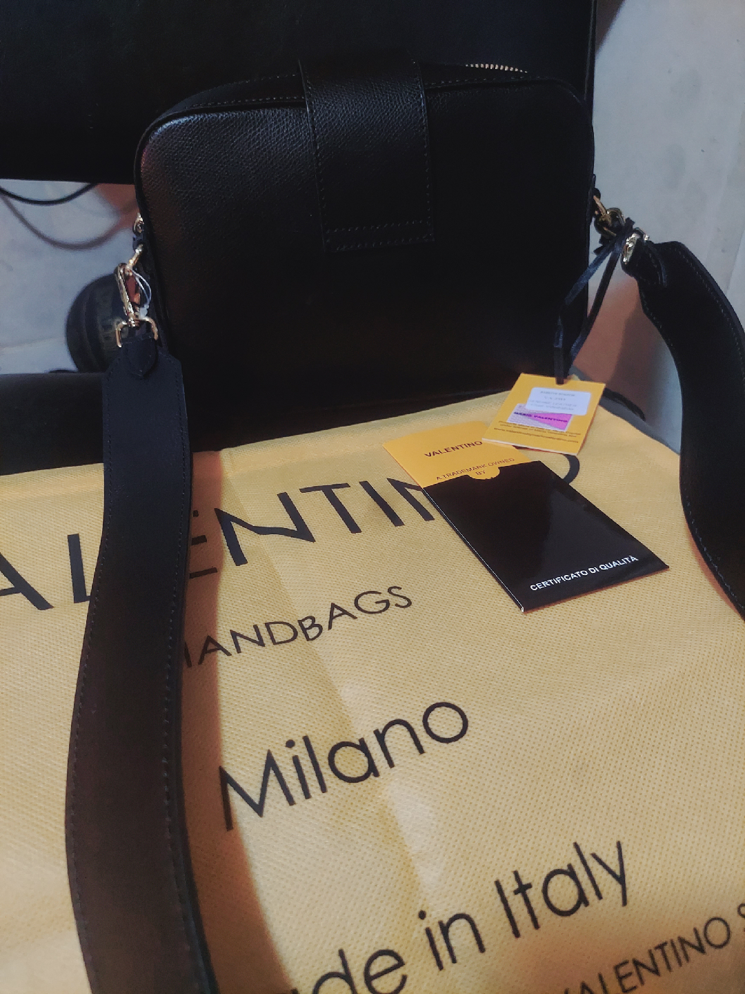 Mario Valentino Barette Bonbon Black Leather Bag - photo 3