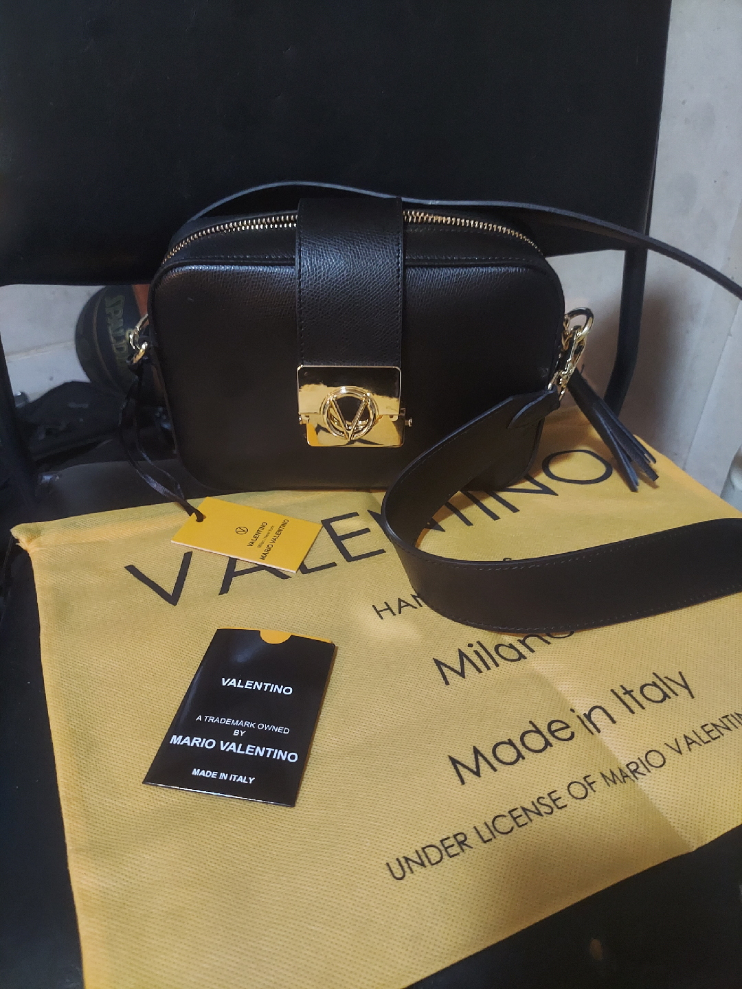 Mario Valentino Barette Bonbon Black Leather Bag - photo 5