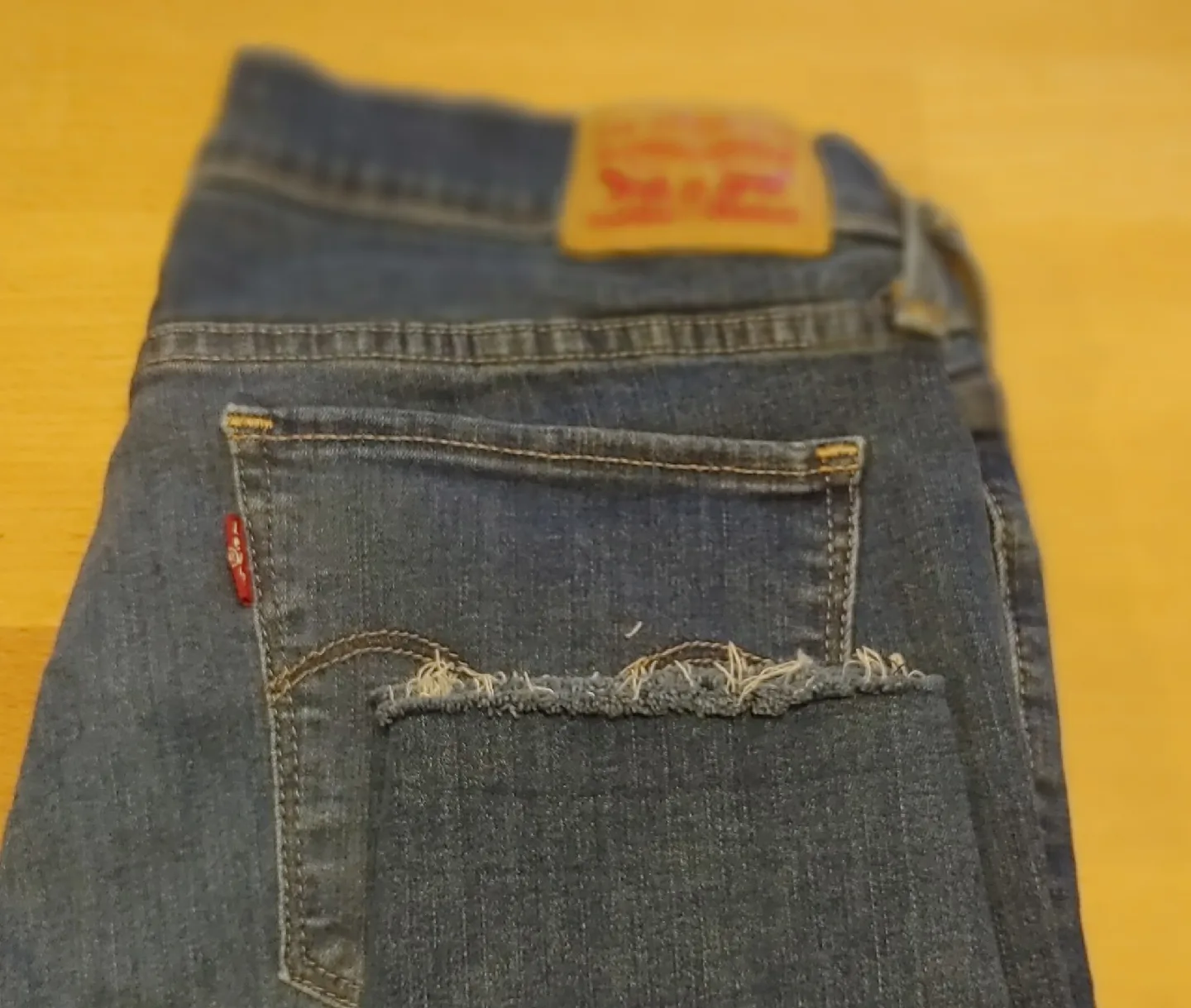 Womens Red Tab Jeans image indicator(6)