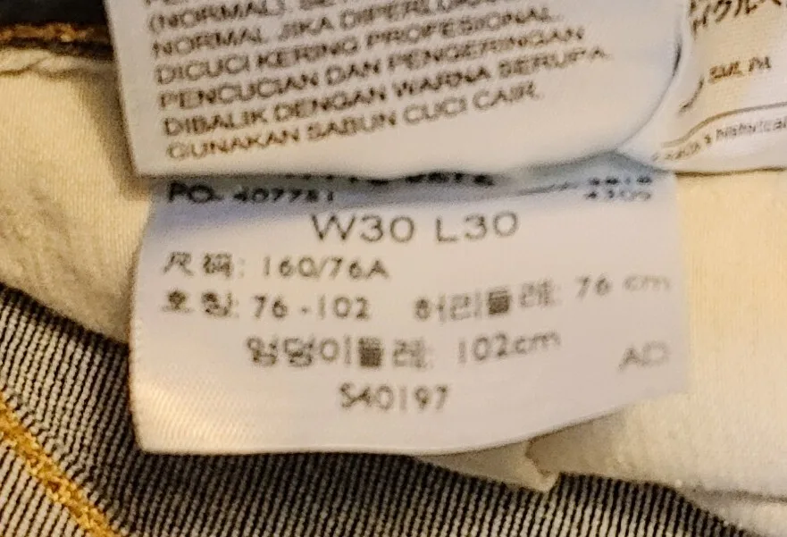 Womens Red Tab Jeans image indicator(9)