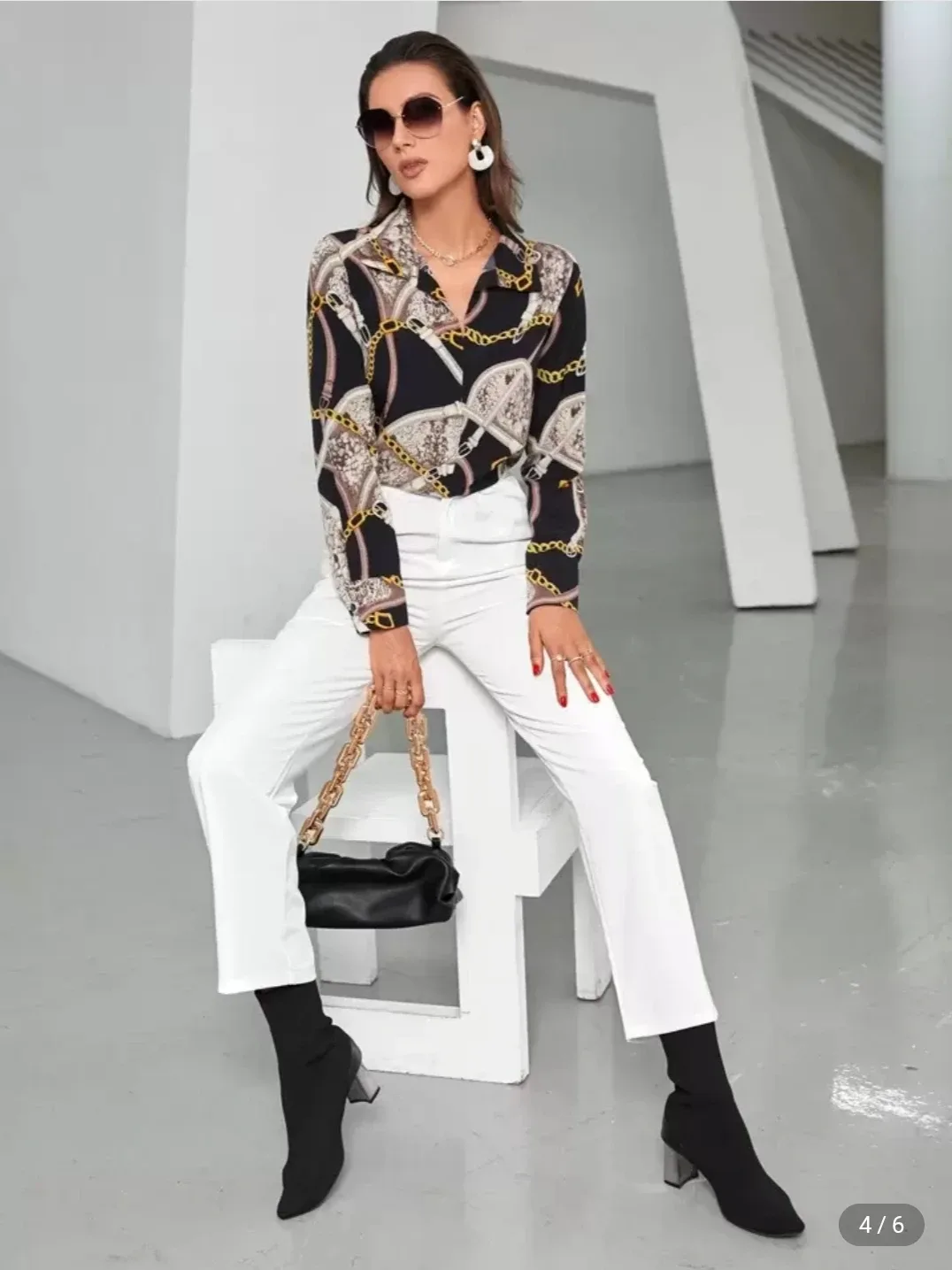 Snakeskin Print Blouse image indicator(2)