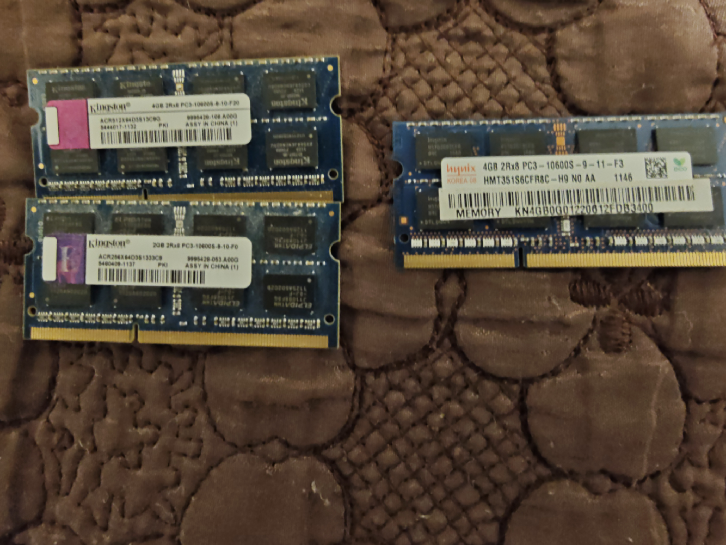 Mixed RAM Sticks - Kingston, Hynix, Black Diamond 🥕 - photo 3