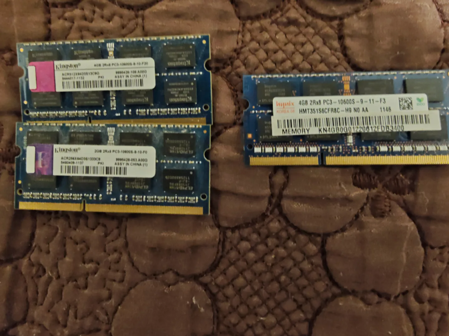 Mixed RAM Sticks - Kingston, Hynix, Black Diamond 🥕 image indicator(3)